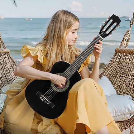 Classical Guitar 30 in, Nylon Strings Starter Kit, Bag