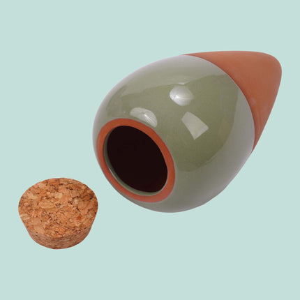 Molio laistymo kūgiai su dangteliais, 350 ml, šviesiai žali, 4 vnt. pakuotėje
