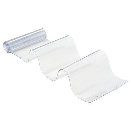 Clear PVC Strip Curtain, 2.4 x 2.1 m, 14 Strips