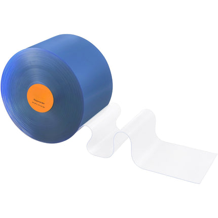 Clear PVC Strip Curtain Roll, 82 Ft x 12 In, 3 mm
