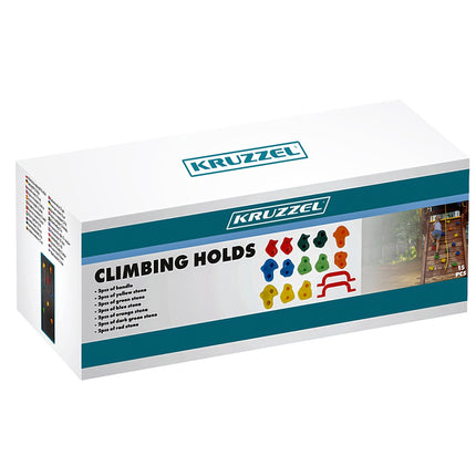 Climbing holds 15 pieces Kruzzel 25396