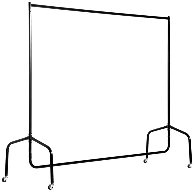 Drabužių kabykla, didelė drabužių kabykla, paltų kabykla, 150 x 60 x 170 cm, lengvai surenkama, tvirta