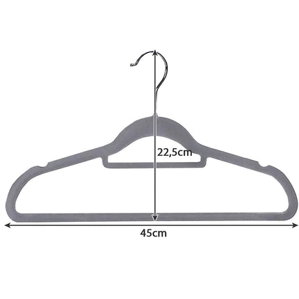 Clothes hanger 20 pieces - gray Ruhhy 22535