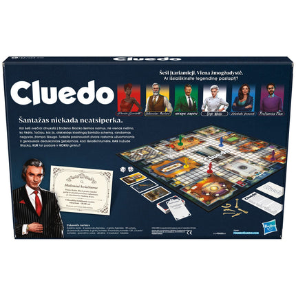 Cluedo - klasikinis paslapčių žaidimas (lietuvių k.)