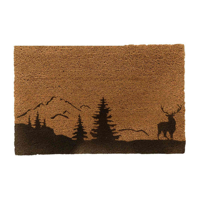 Kokosinis durų kilimėlis, 80x50 cm, neslystantis, atsparus oro sąlygoms