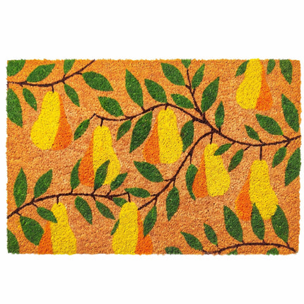 Kokoso pluošto kilimėlis su motyvu, 60x40 cm, neslystantis pagrindas
