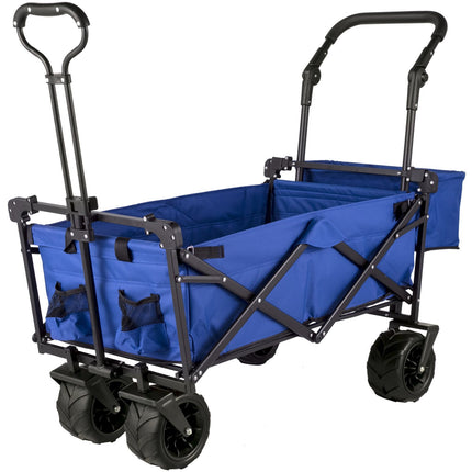 Collapsible Wagon With Canopy, 220 lb, All-Terrain Wheels