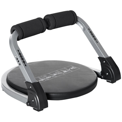Pilvo preso treniruoklis, sulankstomas daugiafunkcis treniruoklis su pagalvėle, reguliuojamo aukščio pilvo preso treniruoklis namams, maks. 120 kg, plienas, 55 x 42 x 11-32 cm
