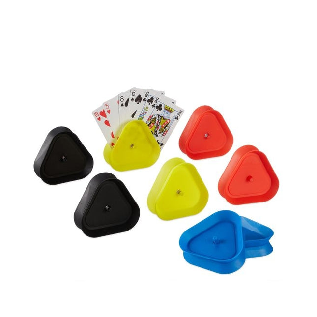 Spalvingas kortų laikiklis - 8 vnt. rinkinys