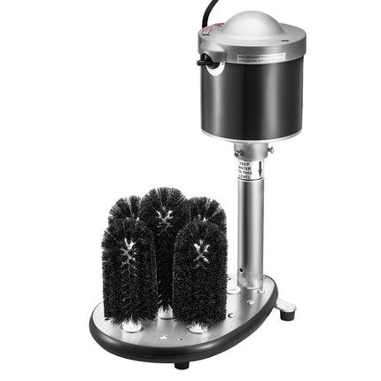 Commercial Glass Washer, 5-Brush, 600 Cups-Hour, 2–2.7 In