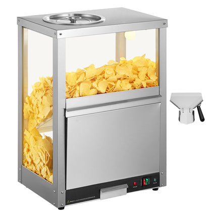Commercial Nacho Chip Warmer, 80L, Stainless, Warming Light