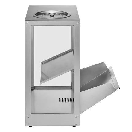 Commercial Nacho Chip Warmer, 80L, Stainless, Warming Light
