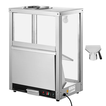 Commercial Nacho Chip Warmer, 80L, Stainless, Warming Light