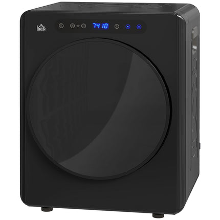 Kompaktiška drabužių džiovyklė, 4 kg talpa, 6 programos, juoda