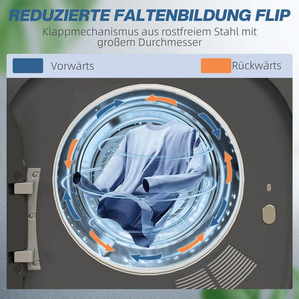 Kompaktiška drabužių džiovyklė su UV sterilizacija, 4 kg talpa