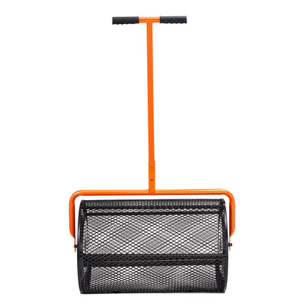 Compost Spreader Roller, 24 In Wide, Adjustable Handle