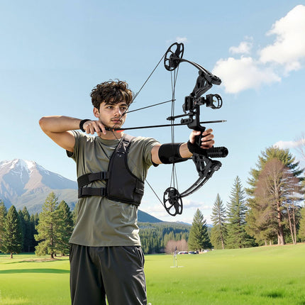Compound Bow Kit, 19-30 In Draw, 19-70 Lb, Right-Hand