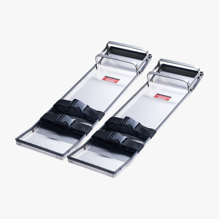 Concrete Knee Boards, Stainless Steel, 28 x 8 In, Pair