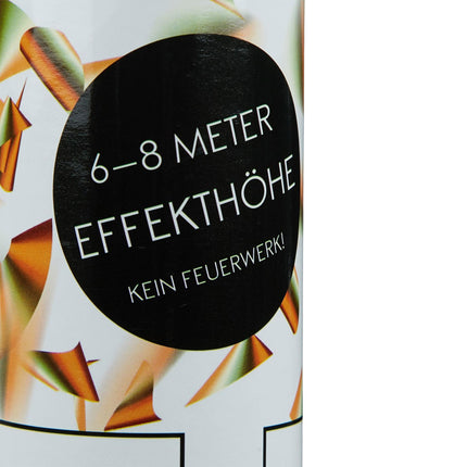 Konfeti patranka 80 cm, auksinė