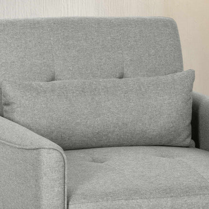 Transformuojama 3 viename sofa-fotelis-lova, reguliuojamas atlošas, pilka