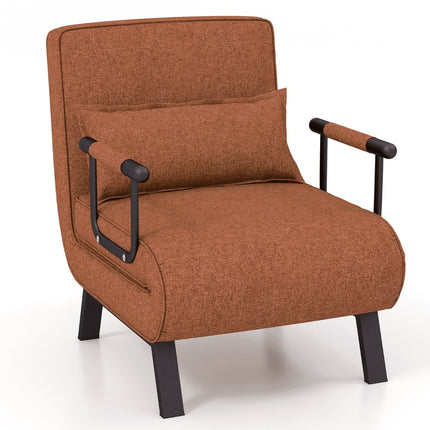 Išskleidžiama sofa-lova - 6 atlošiamų pozicijų, lininis audinys