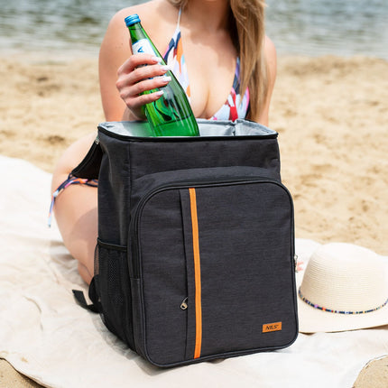 Šaldomoji kuprinė, juoda, 25 l, izoliuota