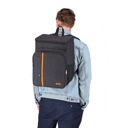 Šaldomoji kuprinė, juoda, 25 l, izoliuota