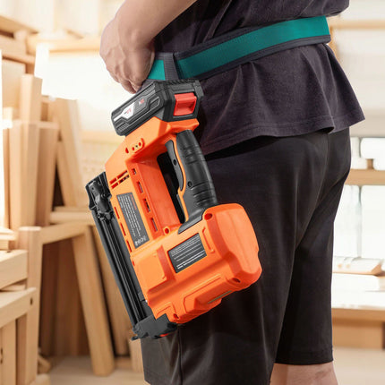 Cordless 18 Gauge Brad Nailer Stapler, 20V 2-in-1