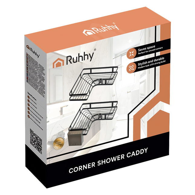 Corner bathroom shelf - set of 2 Ruhhy 27092