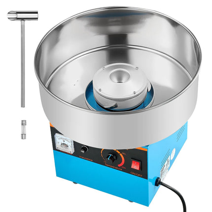 Cotton Candy Machine, 1000W, 38cm Steel Bowl, Scoop