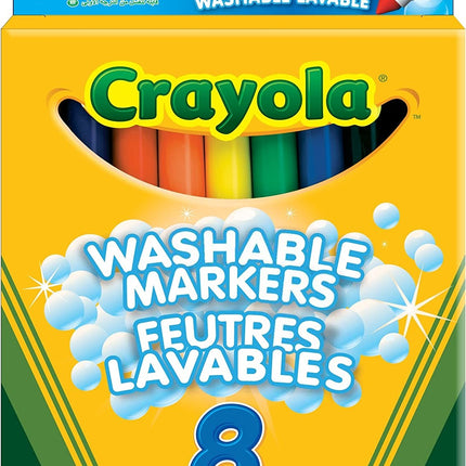 Crayola Ultraclean 8 itin nuplaunami žymekliai