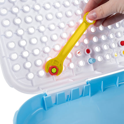 Creative Mosaic Toy Set with Screwdriver, 300 Pieces
