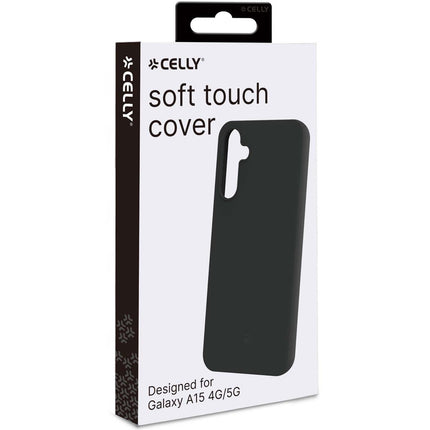 Cromo Soft rubber case Galaxy A15 4G / A15 5G Black