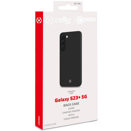 Cromo Soft rubber case Galaxy S23+ 5G Black