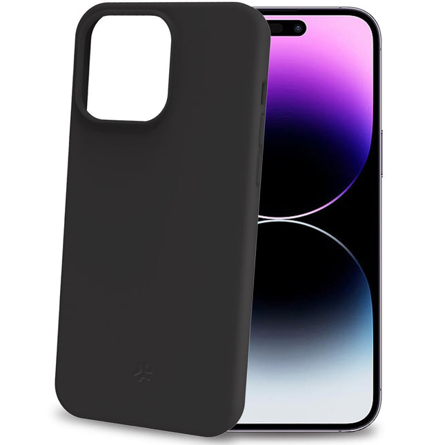 Cromo Soft rubber case iPhone 15 Pro Max Black