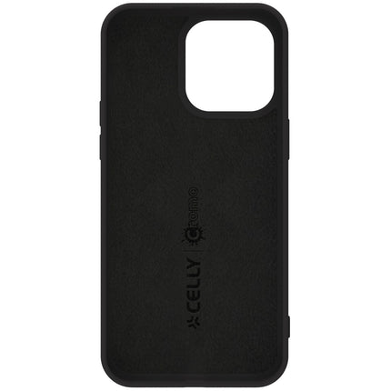 Cromo Soft rubber case iPhone 15 Pro Max Black