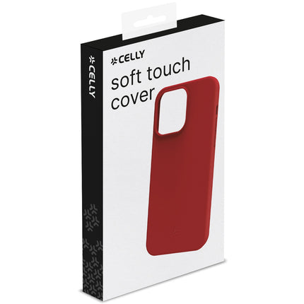 Cromo Soft rubber case iPhone 15 Red