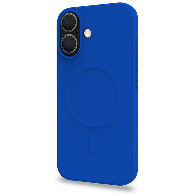 Cromomag Soft rubber case MagSafe compatible iPhone 16 Blue