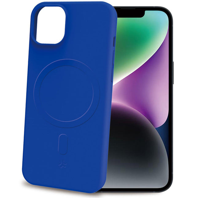 Cromomag Soft rubber case MagSafe iPhone 15 Blue