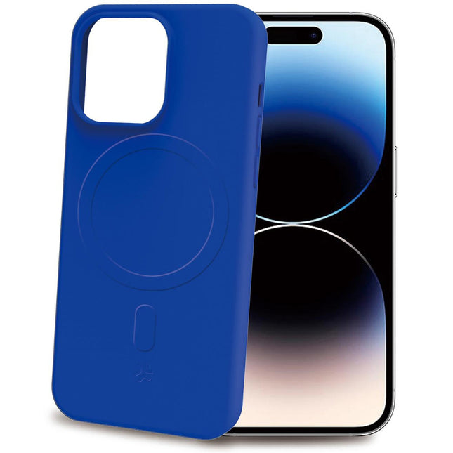 Cromomag Soft rubber case MagSafe iPhone 15 Pro Blue