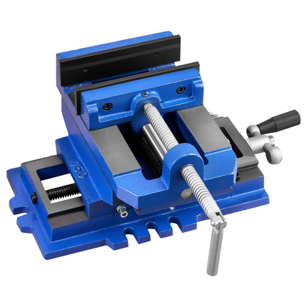Cross Slide Drill Press Vise, X-Y Axis, 4 In Jaws