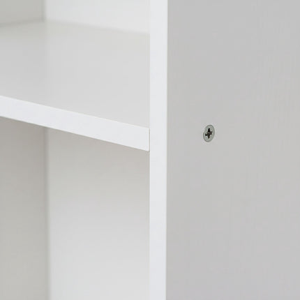 Cube Bookcase with Open Compartments, Freestanding