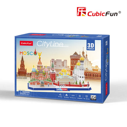 „Cubicfun“ 3D dėlionė „Miesto linija Maskva“