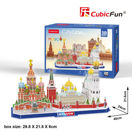 „Cubicfun“ 3D dėlionė „Miesto linija Maskva“