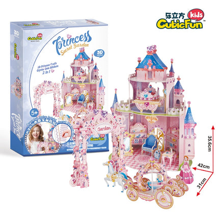 Cubicfun 3D dėlionė Princesės slaptasis sodas
