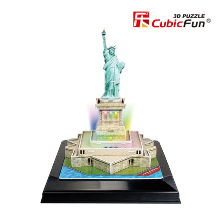 „Cubicfun“ 3D dėlionė su šviesos diodais ir Laisvės statula