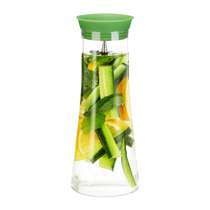 Cilindrinis stiklinis dekanteris 1 l