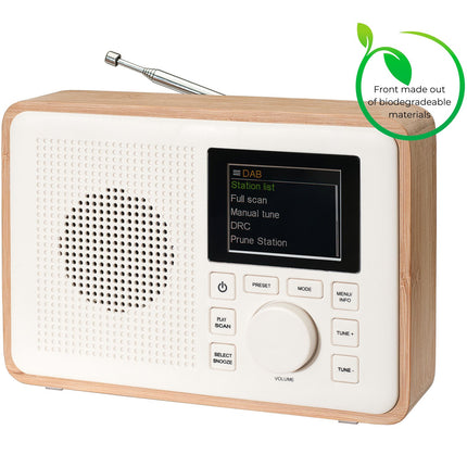 DAB+&FM-Radio Partly made of Bioplast