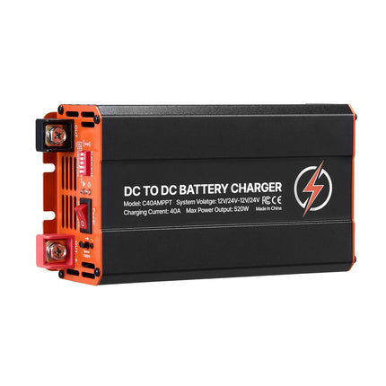 DC To DC Charger With MPPT, 40A 520W, Dual Input