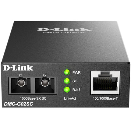 DMC-G02SC 100/1000Base-t to 1000Base-SX SC Multi-mode Media Converter 550m